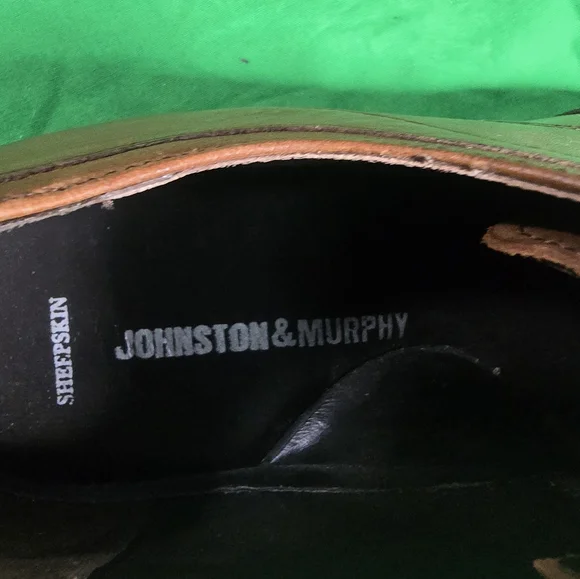 Johnston & Murphy Brown Leather Cap Toe Mens Dress Shoes Size 10M - Picture 6 of 9